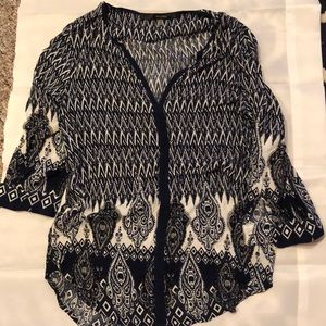 Casual Women’s Blouse with button sleeve